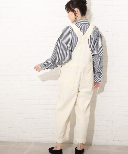 Cutie Blonde（キューティーブロンド）の「◆【S-L】オーバーオール（サロペット/オーバーオール・レディース・アイボリー/パープル/サックスブルー・01/02/03）」の22枚目の写真