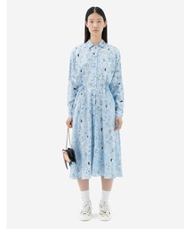 Maison Kitsune(メゾンキツネ)の「OLY KIMONO SILK DRESS Maison Kitsune(メゾンキツネ)の「OLY KIMONO SILK DRESS