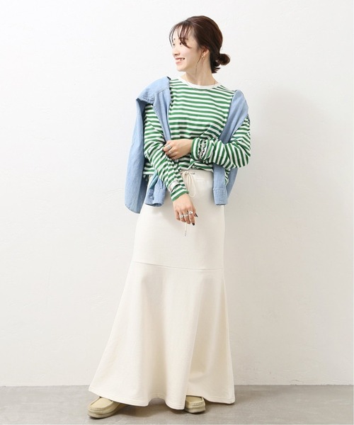 JOURNAL STANDARD(ジャーナルスタンダード)の「《追加》クラシックボーダーロングTシャツ◆3(Tシャツ/カットソー・レディース・ブラック/レッド/グリーン/ベージュ系その他・FREE)」の11枚目の写真