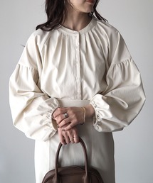 Riberry | ボリューム袖ショートブラウス(シャツ/ブラウス)