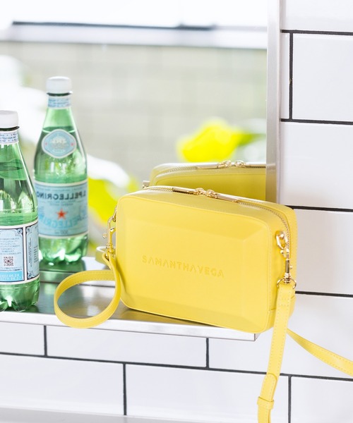 SAMANTHAVEGA(サマンサベガ)の「ナノスクエアストーンショルダーバッグ(ショルダーバッグ・レディース・ホワイト/ブラック/グレー/ブルー/エメラルド/ミント/キャメル/ペールイエロー・FREE)」の8枚目の写真