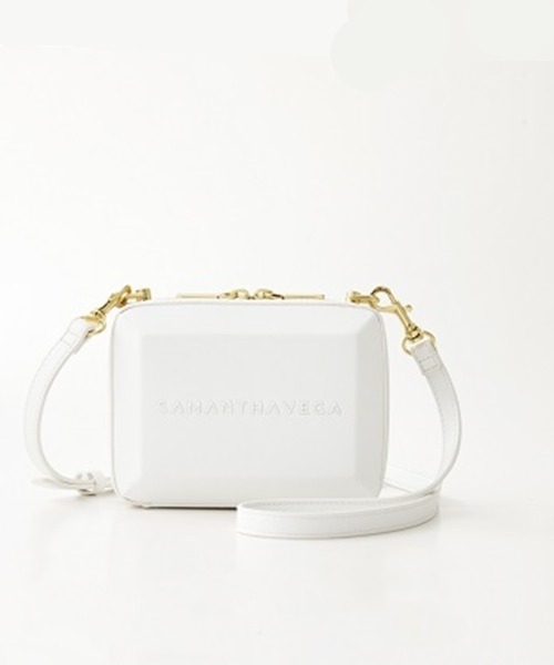 SAMANTHAVEGA(サマンサベガ)の「ナノスクエアストーンショルダーバッグ(ショルダーバッグ・レディース・ホワイト/ブラック/グレー/ブルー/エメラルド/ミント/キャメル/ペールイエロー・FREE)」の20枚目の写真