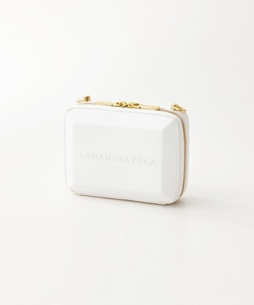 SAMANTHAVEGA(サマンサベガ)の「ナノスクエアストーンショルダーバッグ(ショルダーバッグ・レディース・ホワイト/ブラック/グレー/ブルー/エメラルド/ミント/キャメル/ペールイエロー・FREE)」の21枚目の写真