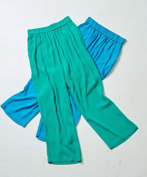 FREAK'S STORE(フリークスストア)の「カラージョーゼットパンツ(その他パンツ・レディース・ブラック/グリーン/ピンク/レッド/オレンジ/ブルー・フリ-)」の22枚目の写真