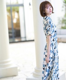 emiriawiz（エミリアウィズ）の「幾何学柄シャツワンピース