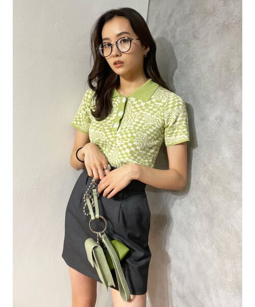 EMODA（エモダ）の「セミラウンドアイウェア（メガネ・レディース・ブラック/クリア・FREE）」の4枚目の写真