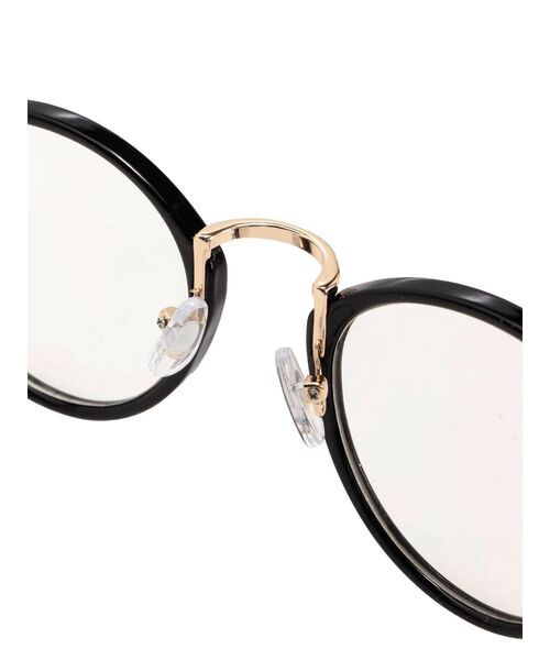 EMODA（エモダ）の「セミラウンドアイウェア（メガネ・レディース・ブラック/クリア・FREE）」の8枚目の写真