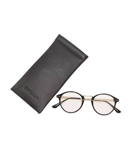 EMODA（エモダ）の「セミラウンドアイウェア（メガネ・レディース・ブラック/クリア・FREE）」の9枚目の写真