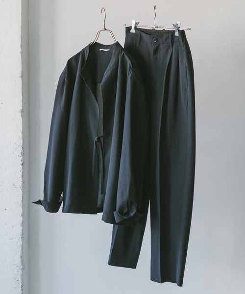 URBAN RESEARCH DOORS（アーバンリサーチドアーズ）の「イージーケアボタンレスブルゾン（ブルゾン・メンズ・ネイビー/オリーブ/グリーン・MEDIUM/LARGE）」の10枚目の写真