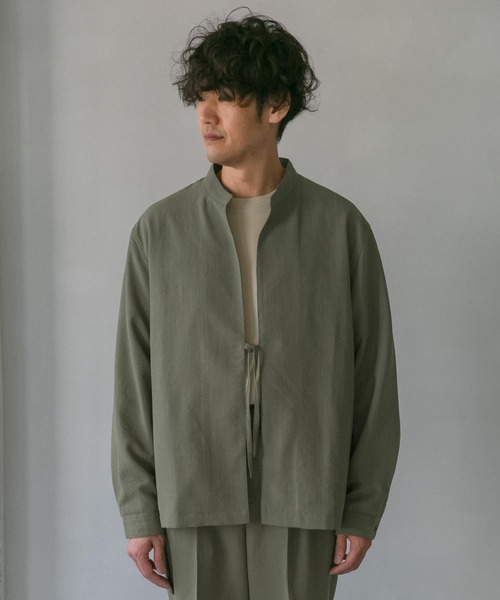 URBAN RESEARCH DOORS（アーバンリサーチドアーズ）の「イージーケアボタンレスブルゾン（ブルゾン・メンズ・ネイビー/オリーブ/グリーン・MEDIUM/LARGE）」の11枚目の写真