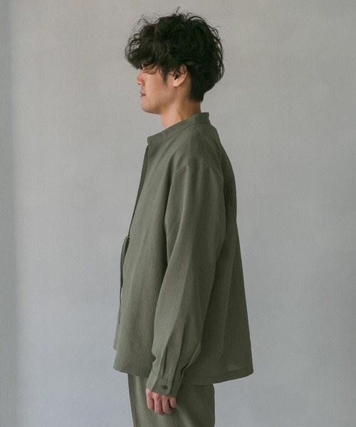 URBAN RESEARCH DOORS（アーバンリサーチドアーズ）の「イージーケアボタンレスブルゾン（ブルゾン・メンズ・ネイビー/オリーブ/グリーン・MEDIUM/LARGE）」の12枚目の写真