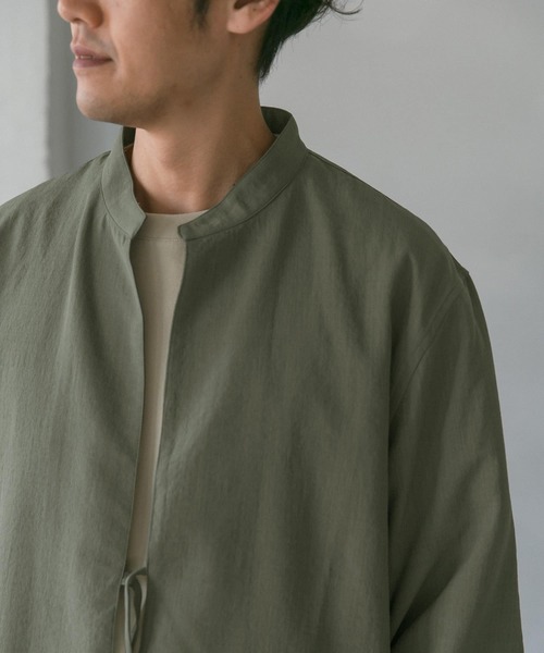 URBAN RESEARCH DOORS（アーバンリサーチドアーズ）の「イージーケアボタンレスブルゾン（ブルゾン・メンズ・ネイビー/オリーブ/グリーン・MEDIUM/LARGE）」の14枚目の写真