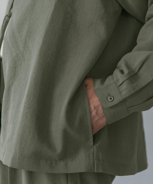 URBAN RESEARCH DOORS（アーバンリサーチドアーズ）の「イージーケアボタンレスブルゾン（ブルゾン・メンズ・ネイビー/オリーブ/グリーン・MEDIUM/LARGE）」の17枚目の写真