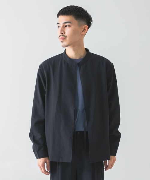 URBAN RESEARCH DOORS（アーバンリサーチドアーズ）の「イージーケアボタンレスブルゾン（ブルゾン・メンズ・ネイビー/オリーブ/グリーン・MEDIUM/LARGE）」の19枚目の写真