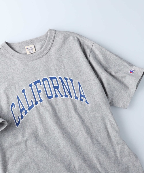 Champion（チャンピオン）の「【Champion】カレッジロゴＴシャツ（Tシャツ/カットソー・メンズ・オフホワイト/オレンジ/グレー/ダークグリーン/ホワイト/ライム・M/L/XL）」の12枚目の写真