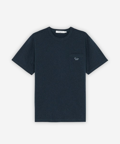 Maison Kitsune（メゾンキツネ）の「NAVY FOX PATCH CLASSIC POCKET TEE-SHIRT（Tシャツ/カットソー・メンズ・ピンク系その他/ネイビー・L/S/XL/M/XS）」の2枚目の写真