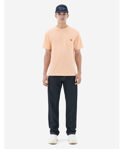 Maison Kitsune（メゾンキツネ）の「NAVY FOX PATCH CLASSIC POCKET TEE-SHIRT（Tシャツ/カットソー・メンズ・ピンク系その他/ネイビー・L/S/XL/M/XS）」の10枚目の写真