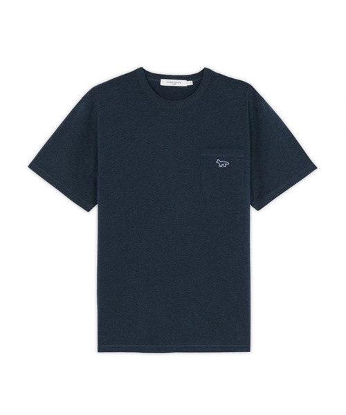 Maison Kitsune（メゾンキツネ）の「NAVY FOX PATCH CLASSIC POCKET TEE-SHIRT（Tシャツ/カットソー・メンズ・ピンク系その他/ネイビー・L/S/XL/M/XS）」の3枚目の写真