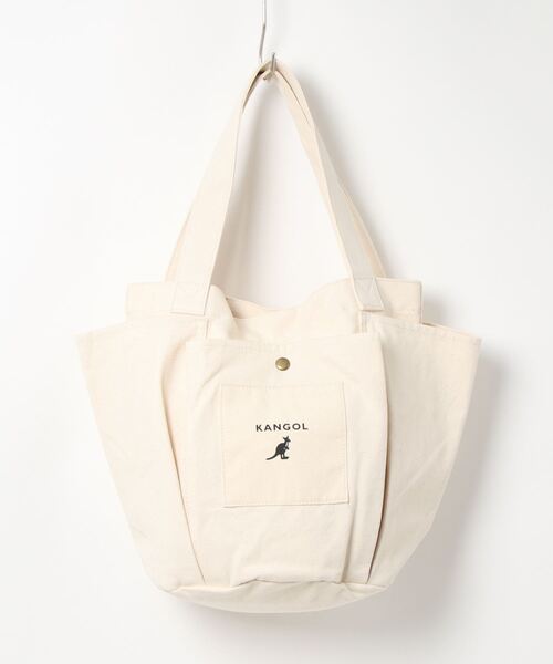 KANGOL(カンゴール)の「【 KANGOL / カンゴール 】 ガーデン トート バッグ(トートバッグ・レディース・オフホワイト/ベージュ/ブラック・FREE)」の8枚目の写真