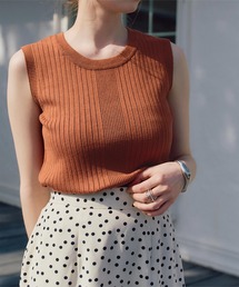 titivate | ﾗﾝﾀﾞﾑﾘﾌﾞﾉｰｽﾘｰﾌﾞﾆｯﾄﾄｯﾌﾟｽ(Tシャツ/カットソー)