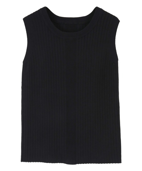 titivate（ティティベイト）の「ﾗﾝﾀﾞﾑﾘﾌﾞﾉｰｽﾘｰﾌﾞﾆｯﾄﾄｯﾌﾟｽ（Tシャツ/カットソー・レディース・アイボリー/ライトブルー/ブラウン/ブラック・S/M/L）」の6枚目の写真