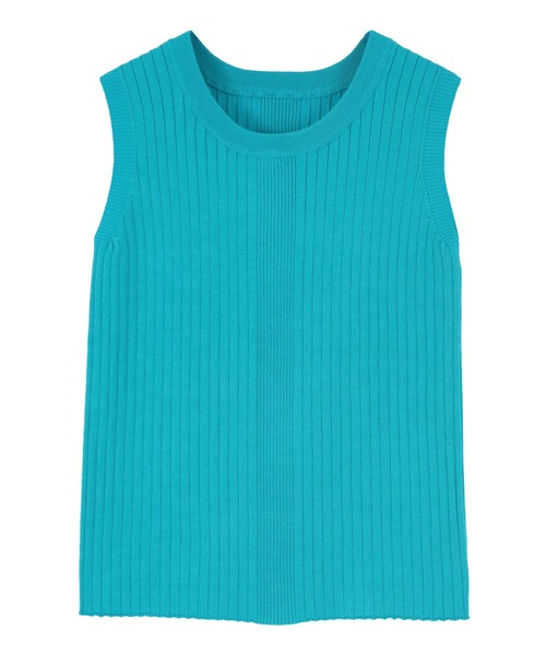 titivate（ティティベイト）の「ﾗﾝﾀﾞﾑﾘﾌﾞﾉｰｽﾘｰﾌﾞﾆｯﾄﾄｯﾌﾟｽ（Tシャツ/カットソー・レディース・アイボリー/ライトブルー/ブラウン/ブラック・S/M/L）」の8枚目の写真