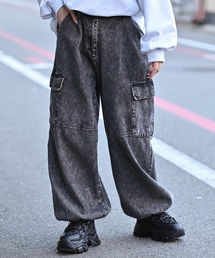 SPINNS | 【14色展開】ツイル ドローコードワイドカーゴパンツ(カーゴパンツ)