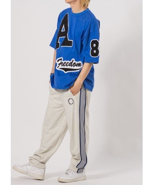 RE730（アールイーセブンサーティー）の「RE730 リブラインストレート ルーズ ジャージパンツ（その他パンツ・メンズ・ライトグレー/ブラック/ブルー・S/M/L）」の14枚目の写真