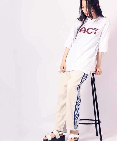 RE730（アールイーセブンサーティー）の「RE730 リブラインストレート ルーズ ジャージパンツ（その他パンツ・メンズ・ライトグレー/ブラック/ブルー・S/M/L）」の22枚目の写真