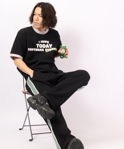 RE730（アールイーセブンサーティー）の「RE730 リブラインストレート ルーズ ジャージパンツ（その他パンツ・メンズ・ライトグレー/ブラック/ブルー・S/M/L）」の6枚目の写真