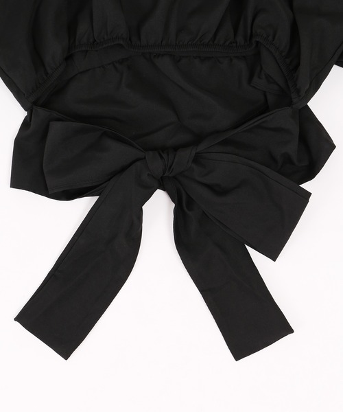 WC（ダブル シー）の「バックリボンショートブラウス（シャツ/ブラウス・レディース・ホワイト/ブラック/サックスブルー・FREE）」の21枚目の写真