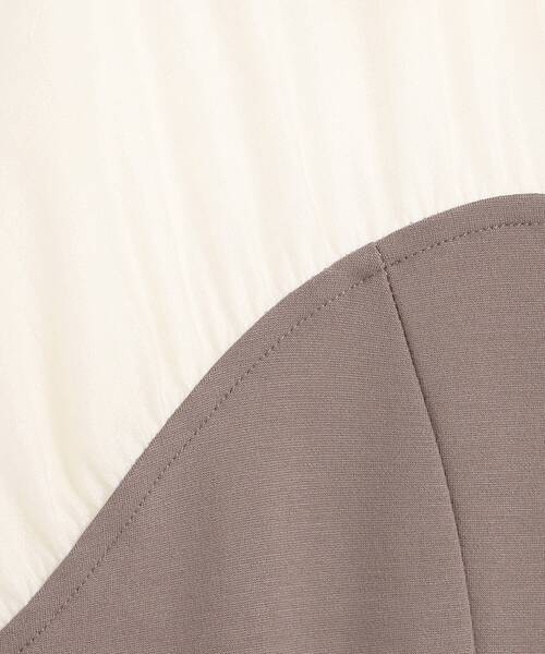 MAJESTIC LEGON（マジェスティックレゴン）の「シャツドッキングカットワンピ（ワンピース・レディース・グレー/モカ/ベージュ・MEDIUM）」の21枚目の写真