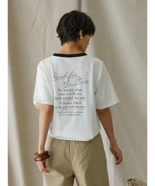 アメリカンホワイトモノグラム半袖tシャツ女性デザイン感小衆2022夏 4FF88A58-7D9B-4BD5-8E26-