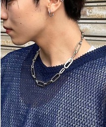 【Chikashitsu +/チカシツプラス】choker chain necklace/チョーカー チェーン ネックレス 鎖 ストリート アクセ