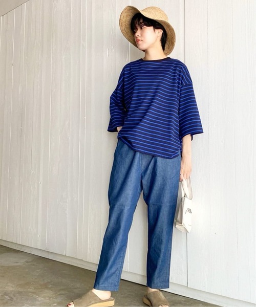 JOURNAL STANDARD LUXE(ジャーナルスタンダード ラックス)の「6.5ozムライトデニム サルエルパンツ(デニムパンツ・レディース・ネイビー/ブルー・SMALL/MEDIUM/LARGE)」の18枚目の写真