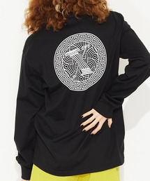 X-girl | GREEK LOGO L/S TEE/バックプリント ロンT/長袖Tシャツ(Tシャツ/カットソー)