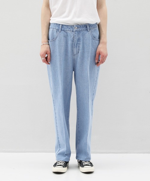 ETELIO（エテリオ）の「12オンスセンタープレスデニムスラックス（デニムパンツ・メンズ・インディゴブルー/ブラック/ブルー/サックスブルー/ホワイト・L/S/M）」の11枚目の写真