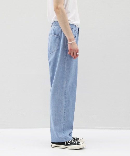 デニムパンツ、スラックスセット エバーデニムスラックス セットアップ可／ストレッチ（フル