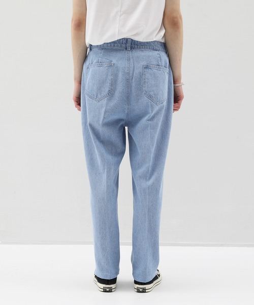 ETELIO（エテリオ）の「12オンスセンタープレスデニムスラックス（デニムパンツ・メンズ・インディゴブルー/ブラック/ブルー/サックスブルー/ホワイト・L/S/M）」の13枚目の写真