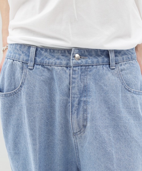 ETELIO（エテリオ）の「12オンスセンタープレスデニムスラックス（デニムパンツ・メンズ・インディゴブルー/ブラック/ブルー/サックスブルー/ホワイト・L/S/M）」の16枚目の写真