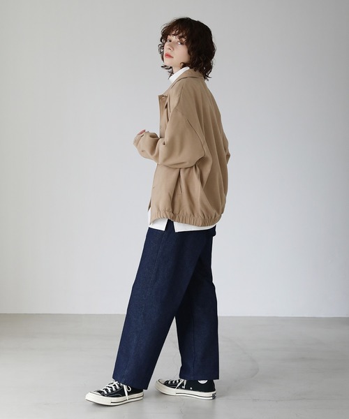 12オンスセンタープレスデニムスラックス（デニムパンツ）｜ETELIO