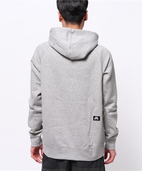 NIKE（ナイキ）の「メンズ ナイキ スケート アイコン フリースフーディ パーカー NIKE SB ICON PO FLEECE 648800（スウェット・メンズ・ダークグレー・LARGE/SMALL/MEDIUM/X-LARGE）」の7枚目の写真