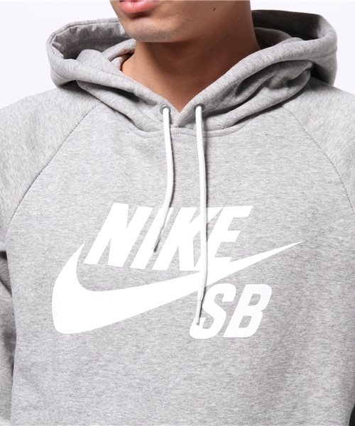 NIKE（ナイキ）の「メンズ ナイキ スケート アイコン フリースフーディ パーカー NIKE SB ICON PO FLEECE 648800（スウェット・メンズ・ダークグレー・LARGE/SMALL/MEDIUM/X-LARGE）」の8枚目の写真