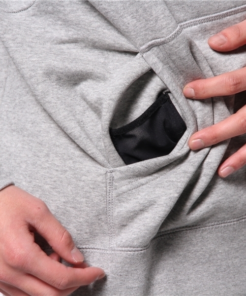 NIKE（ナイキ）の「メンズ ナイキ スケート アイコン フリースフーディ パーカー NIKE SB ICON PO FLEECE 648800（スウェット・メンズ・ダークグレー・LARGE/SMALL/MEDIUM/X-LARGE）」の2枚目の写真