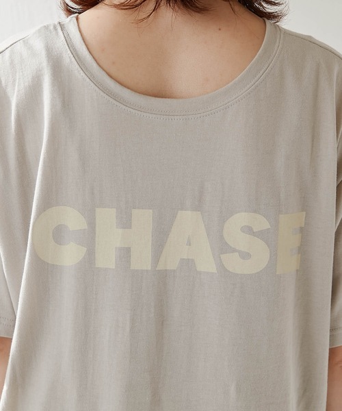 COLLAGE GALLARDAGALANTE（コラージュガリャルダガランテ）の「2WAYロゴTシャツ（Tシャツ/カットソー・レディース・ライトグレー/ベージュ・FREE）」の6枚目の写真