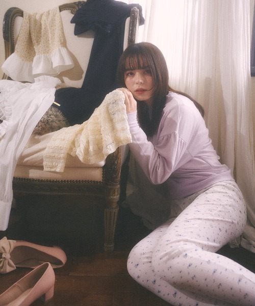 MIRO AMURETTE(ミロアミュレット)の「blue rose leggings/ブルーローズレギンス(その他パンツ・レディース・ホワイト×ブルー・FREE)」の7枚目の写真