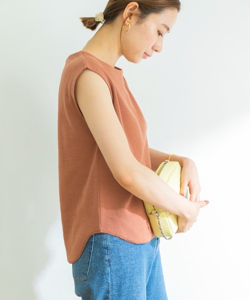 URBAN RESEARCH（アーバンリサーチ）の「サーマルボートネックカットソー（Tシャツ/カットソー・レディース・オフホワイト/ブラック/カーキ/グリーン系その他/オレンジ系その他・FREE）」の20枚目の写真