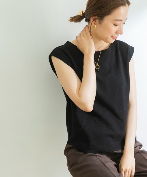 URBAN RESEARCH（アーバンリサーチ）の「サーマルボートネックカットソー（Tシャツ/カットソー・レディース・オフホワイト/ブラック/カーキ/グリーン系その他/オレンジ系その他・FREE）」の21枚目の写真