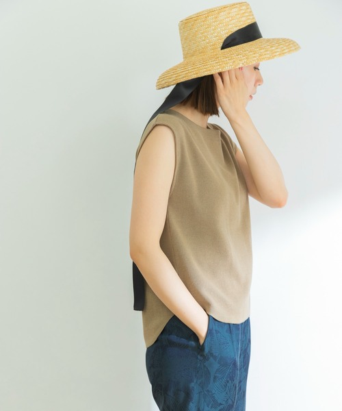 URBAN RESEARCH（アーバンリサーチ）の「サーマルボートネックカットソー（Tシャツ/カットソー・レディース・オフホワイト/ブラック/カーキ/グリーン系その他/オレンジ系その他・FREE）」の22枚目の写真