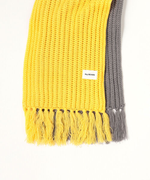Ray BEAMS（レイビームス）の「Ray BEAMS / 2トーン リブ ロング マフラー（マフラー・レディース・レッド/イエロー・ONE SIZE）」の15枚目の写真
